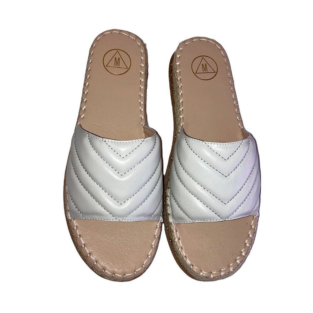 NEW Missguided white espadrilles size 8
